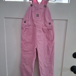 Carhartt Kids Light Pink Overalls